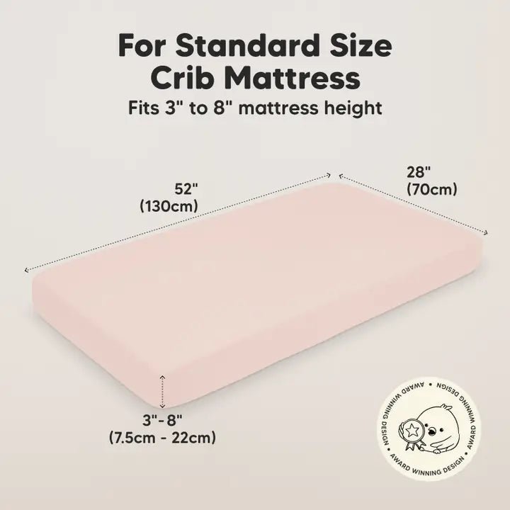 2-Pack Isla Fitted Crib Sheet