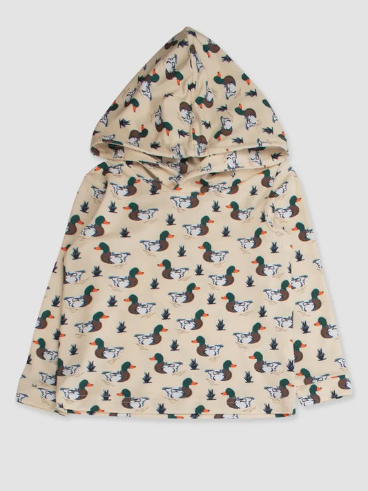Mallard Duck Performance Hooded Shirt