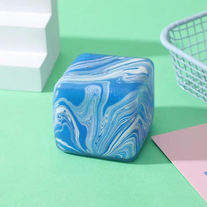 Marble Ice Cube Squishy  Fidget Toy