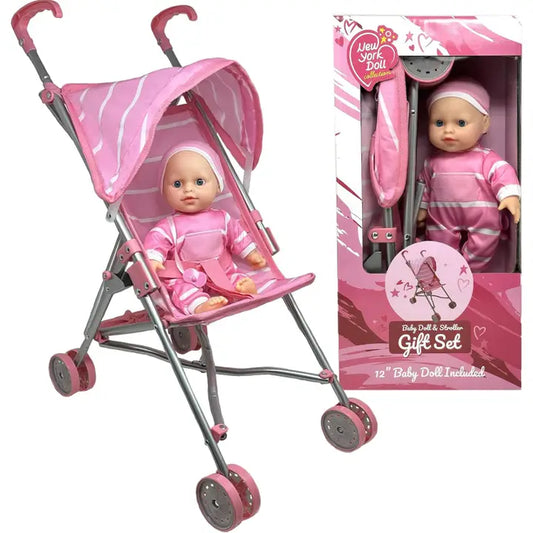 Baby Doll & Stroller