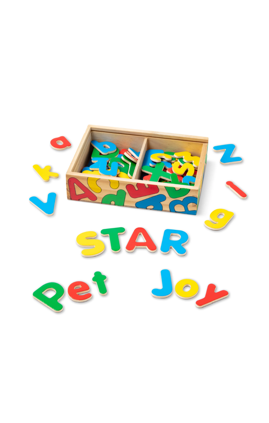 Wooden Letter Alphabet Magnets By Melissa & Doug