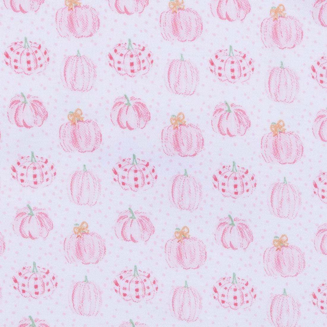 Girls Pumpkins Long Pajamas