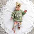 Load image into Gallery viewer, Green Bow Sweater
