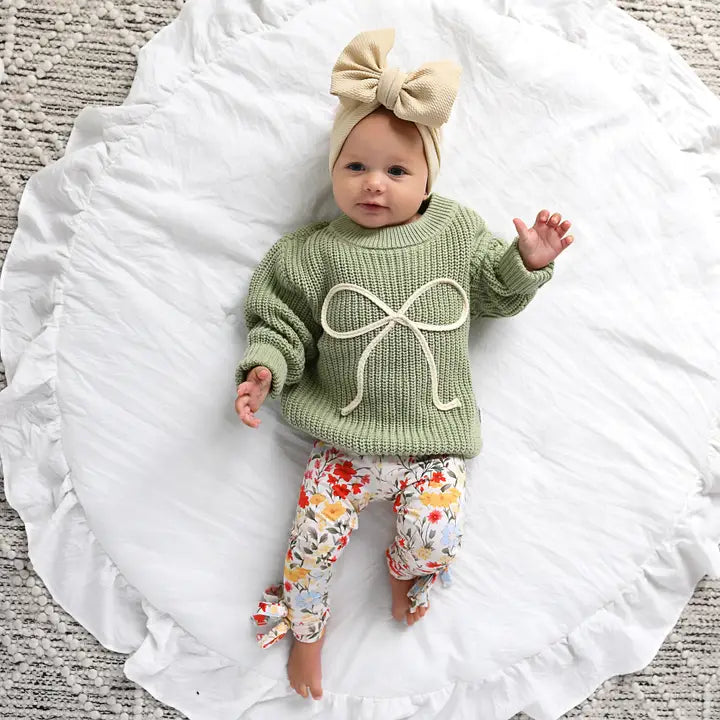 Green Bow Sweater