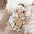 Load image into Gallery viewer, Beary Sweet Bamboo Waffle Knit Large Bow Headwrap
