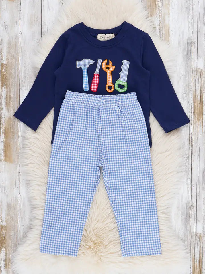 Handy Helper Embroidered Tool Outfit