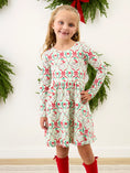 Load image into Gallery viewer, Dear Santa Long Sleeve Twirl Dress
