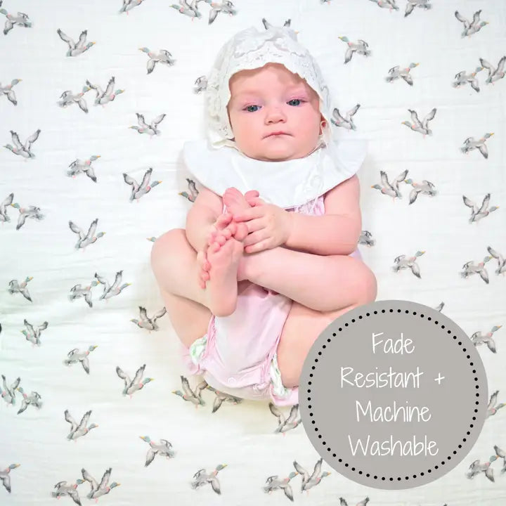 Quckin'up Baby Muslin Swaddle Blanket