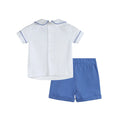Load image into Gallery viewer, Collared Top & Button Shorts
