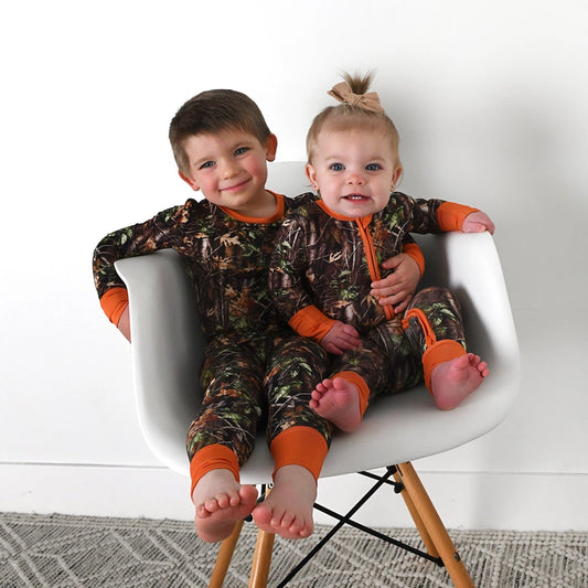 Hunter Camo Zip Sleepies