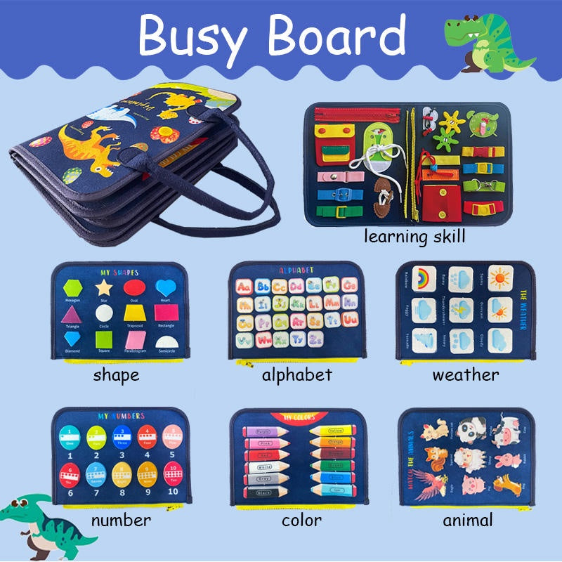 Learning Felt Busy Book