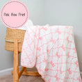 Load image into Gallery viewer, Beautiful Bows Baby Muslin Quilt
