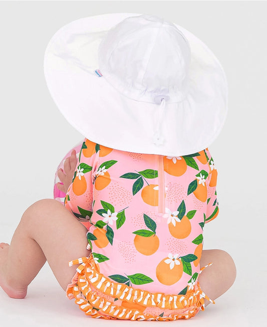 White Sun Protective Hat