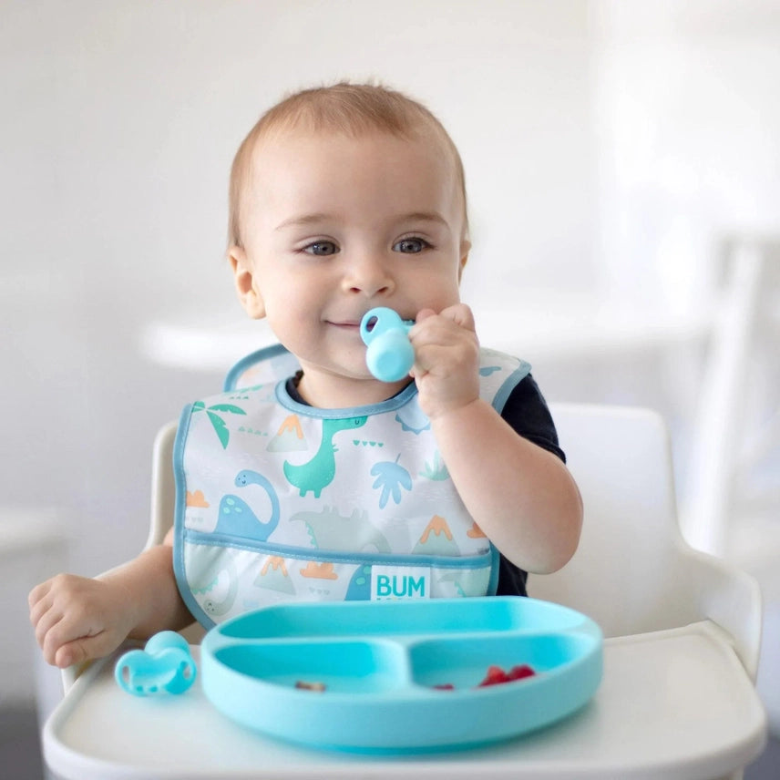 Starter Bib - Dino & Blue Tropic 2 Pack
