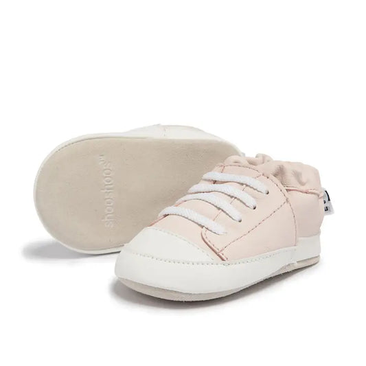 Popping Pink - SHOOSHOOS Baby Shoes Leather Sneaker Bootie