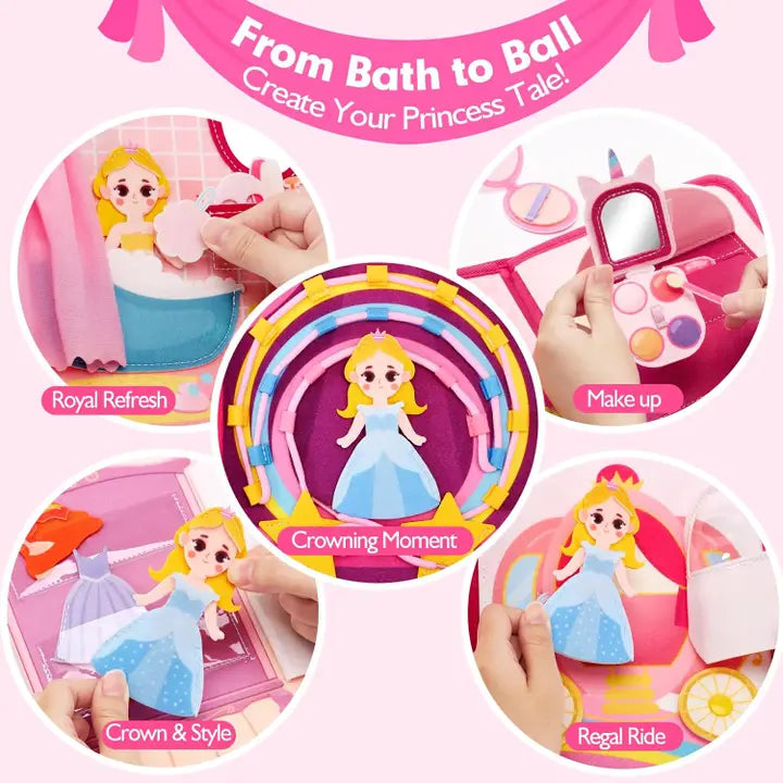 Princess Makeover Felt Busy Book