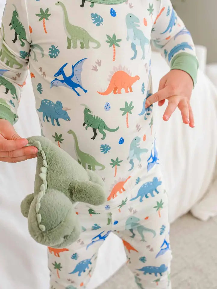 Little Fossil Two-Piece Bamboo Pajama Set