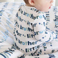 Load image into Gallery viewer, Little Brother Sibling Zipper Footie
