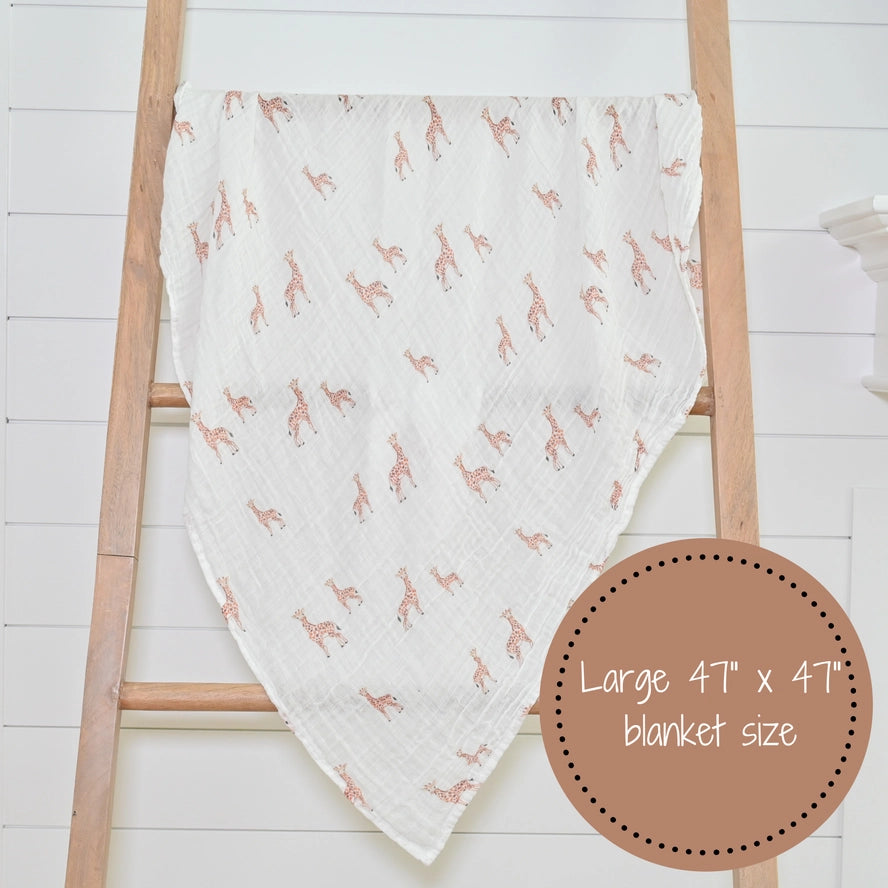 Stand Tall Baby Muslin Swaddle Blanket