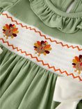 Load image into Gallery viewer, Thanksgiving Turkey Smock Dress
