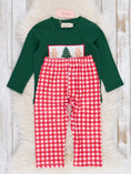 Load image into Gallery viewer, Evergreen Smocked Outfit
