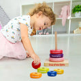 Load image into Gallery viewer, Wooden Puzzle - Fruit of the Spirit Stacking Rings
