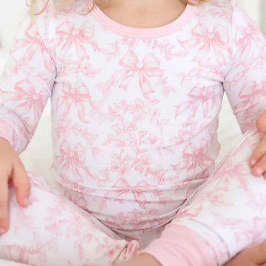 Fancy Frills Two Piece Pajama Set