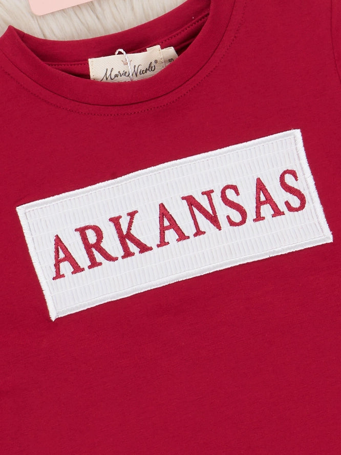Arkansas Smocked Gingham Outfit
