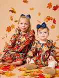 Load image into Gallery viewer, Autumn Blooms Long Sleeve Bow Swing Top & Ruffle Bloomer Set
