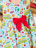 Load image into Gallery viewer, Classroom Crew Short Sleeve Knit Twirl Dress
