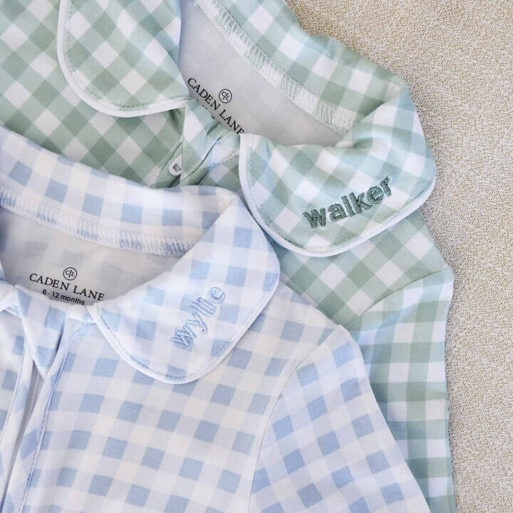 Peter Pan Collar Zipper Footie