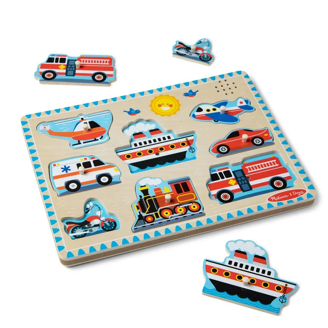 Vehicles 8 Piece Sound Puzzle