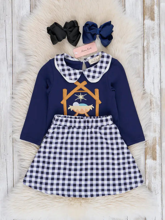 Nativity Top & Skirt Outfit