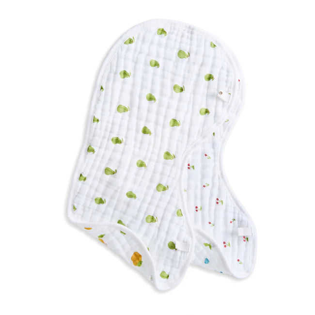 Aden+Anais Fresh Fruit Organic Burpy Bibs 2-Pack