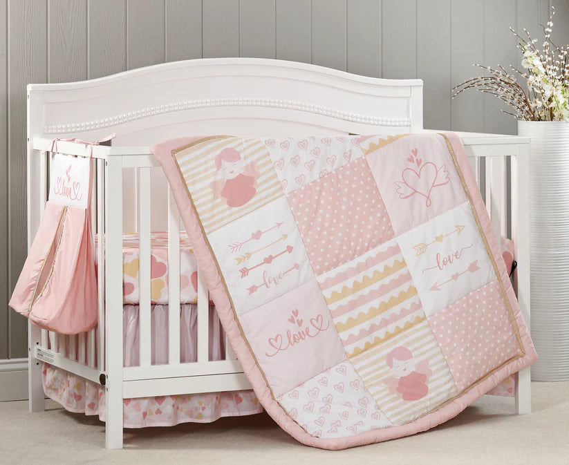 Baby Love 4 pc Baby Crib Nursery Bedding Set