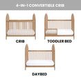 Load image into Gallery viewer, Everlee 3 in 1 Convertible Crib
