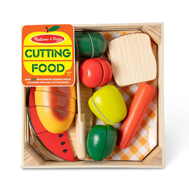 Cutting Food - Wooden Play Food By Melissa & Doug