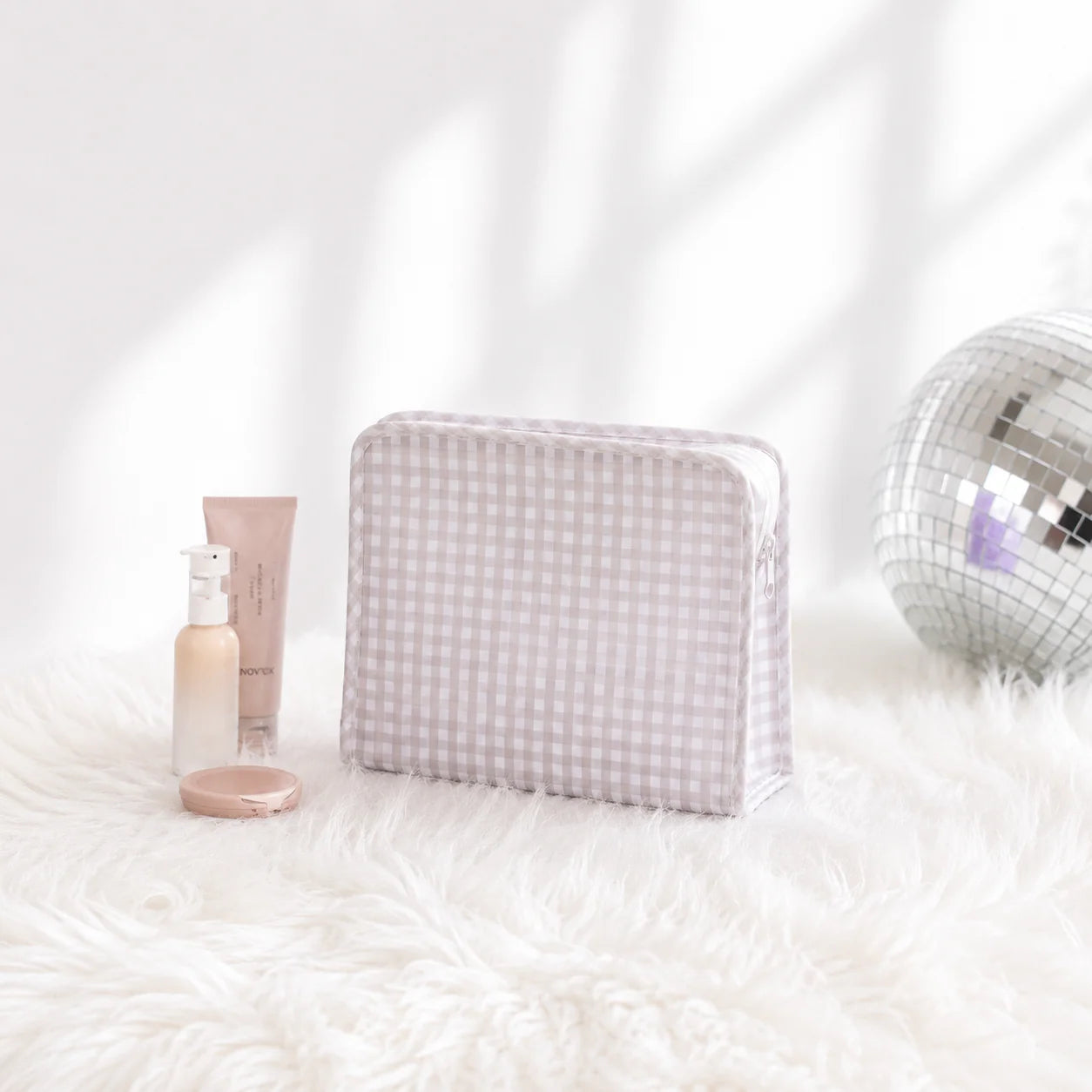 Nylon Gingham Bag