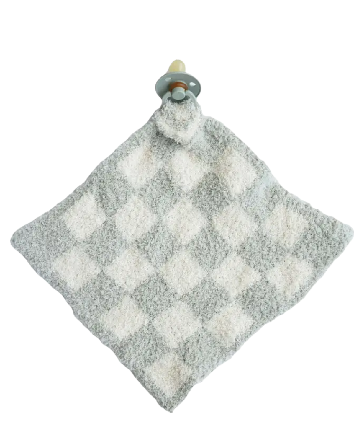 CuddleLane Luxe Lovey Sage Check