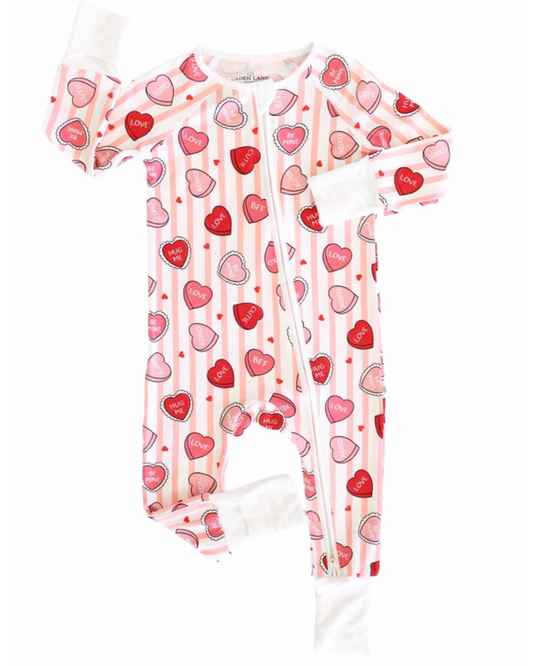 Sweet Like Candy Convertible Zip Romper