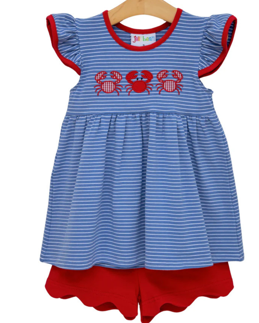 Coastal Crab Scallop Short Set