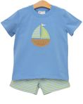 Load image into Gallery viewer, Sailin' Away Short Set
