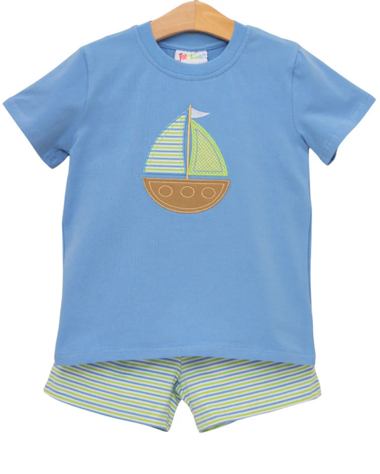 Sailin' Away Short Set