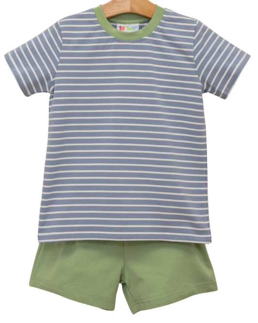 Graham Short Set- Slate and Sage