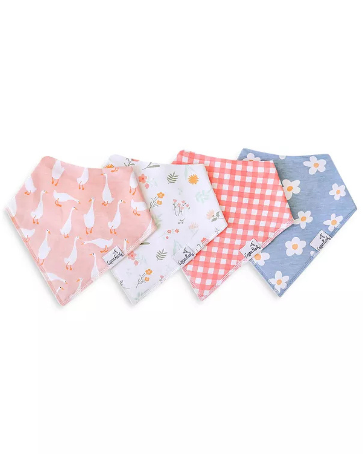 Copper Pearl Goosie 4 Pack Bandana Bibs