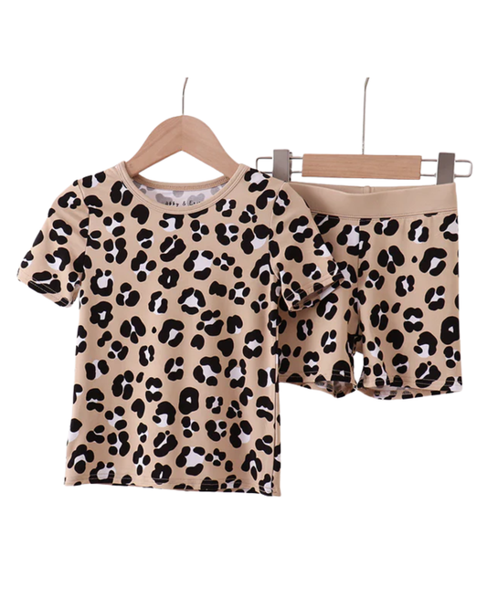 Leopard Bamboo Pajama Set