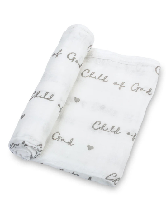 Child Of God Baby Muslin Swaddle Blanket