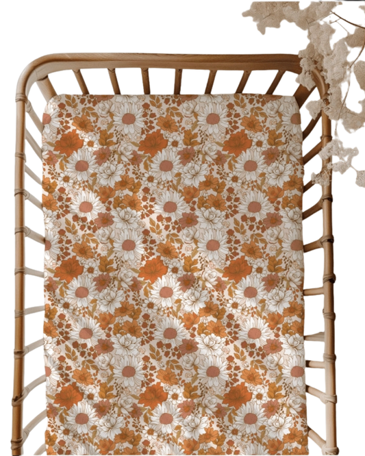 Falling For Florals Crib Sheet