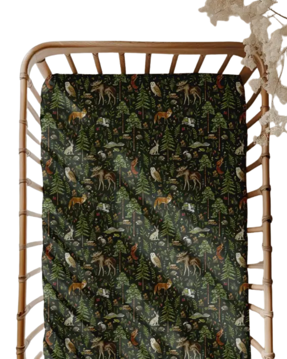 Wood You Be My Friend Crib Sheet