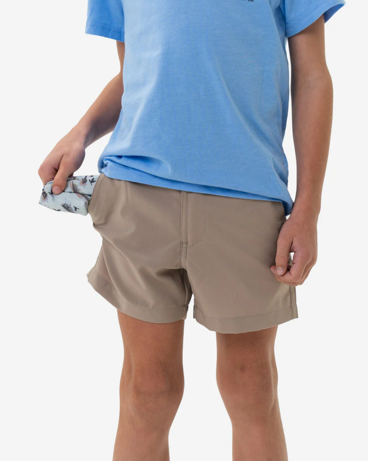 Burlebo Cobblestone Khaki Duck Hunt Pocket Everyday Shorts